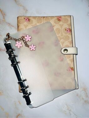 COACH Notebook A6 Binder Adapter Insert & Pockets ONLY I NOTEBOOK* Not Included